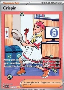 Chase Card - Crispin 171 - Prismatic Evolution