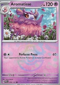 Chase Card - Aromatisse 39 MASTERBAL - Prismatic Evolutions