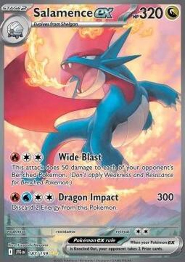 Chase Card - Salamence 187 - Journey Together