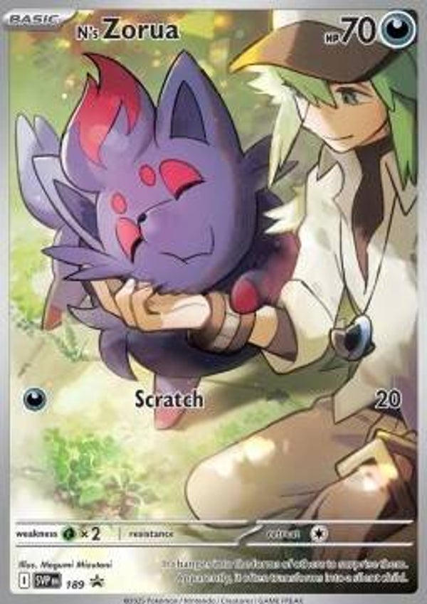 Chase Card - N's Zorua 189 - SEALED Promo
