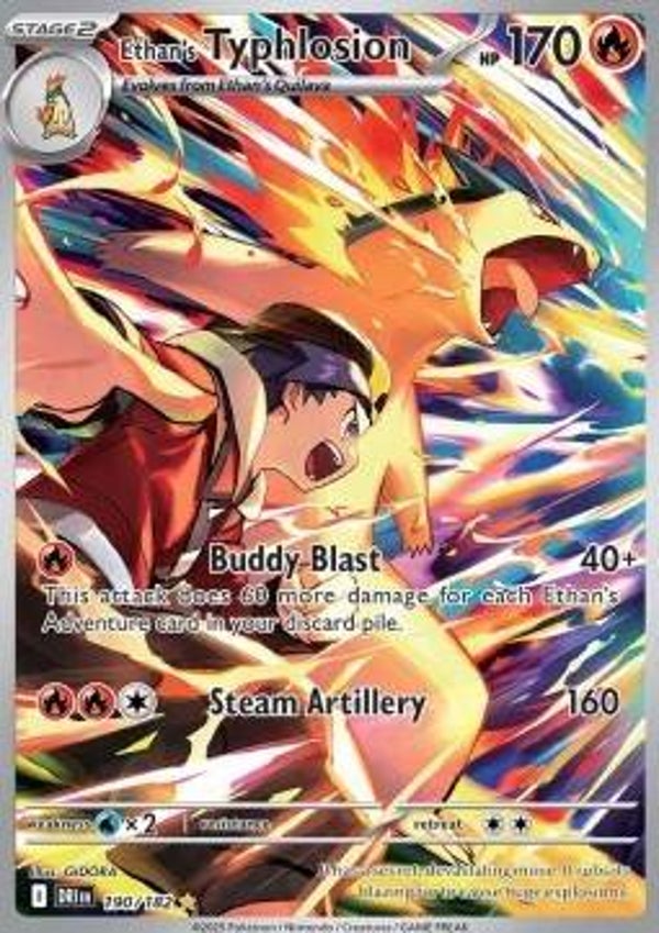Chase Card - Typhlosion 190 - Destined Rivals