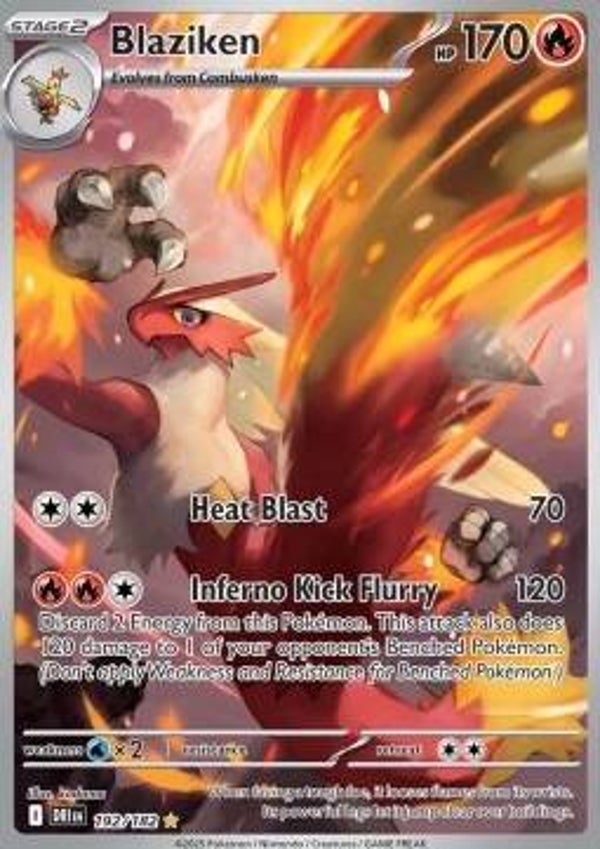 Chase Card - Blaziken 192 - Destined Rivals