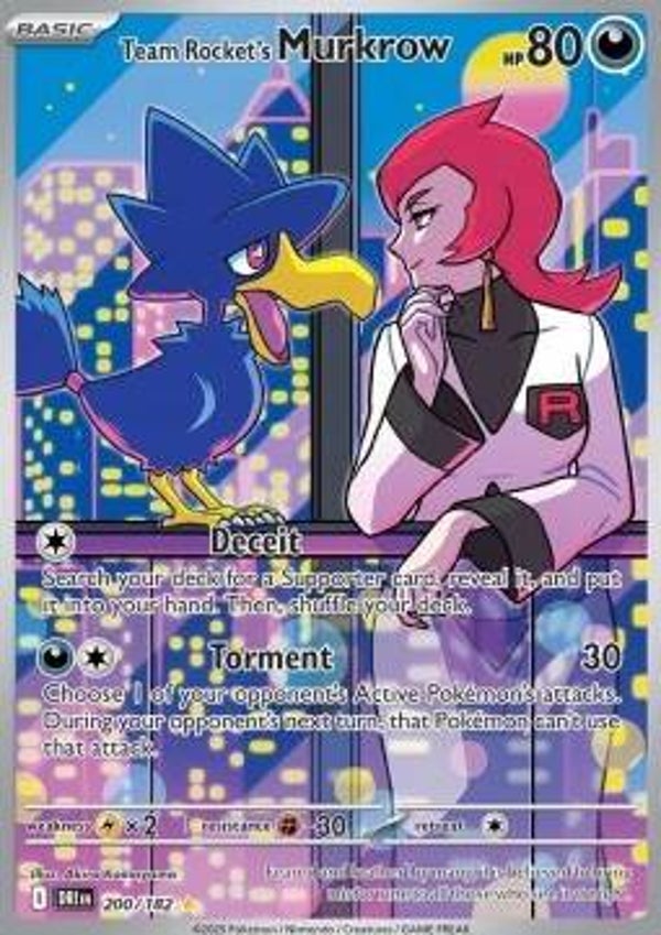 Chase Card - Murkrow 200 - Destined Rivals