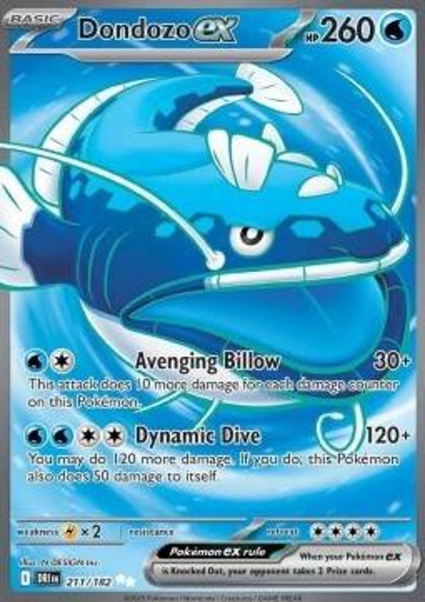 Chase Card - Dondozo 211 - Destined Rivals
