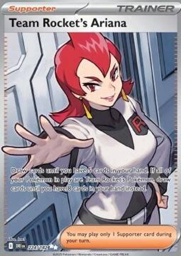 Chase Card - Team Rocket's Ariana 224 - Destined Rivals