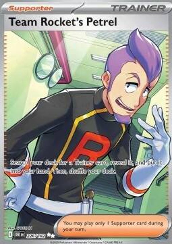 Chase Card - Team Rocket's Petrel 226 - Destined Rivals