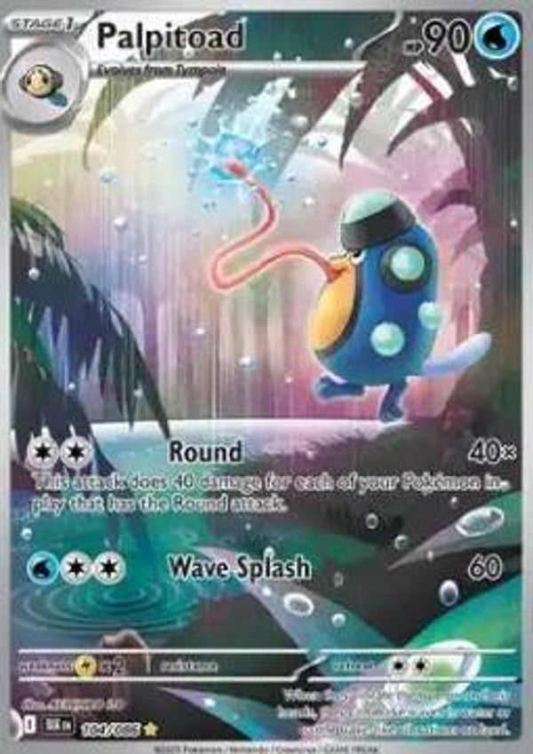 Chase Card - Palpitoad 104 - Black Bolt