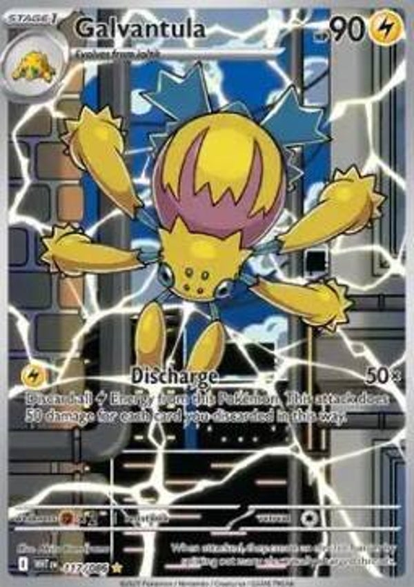 Chase Card - Galvantula 117 - White Flare