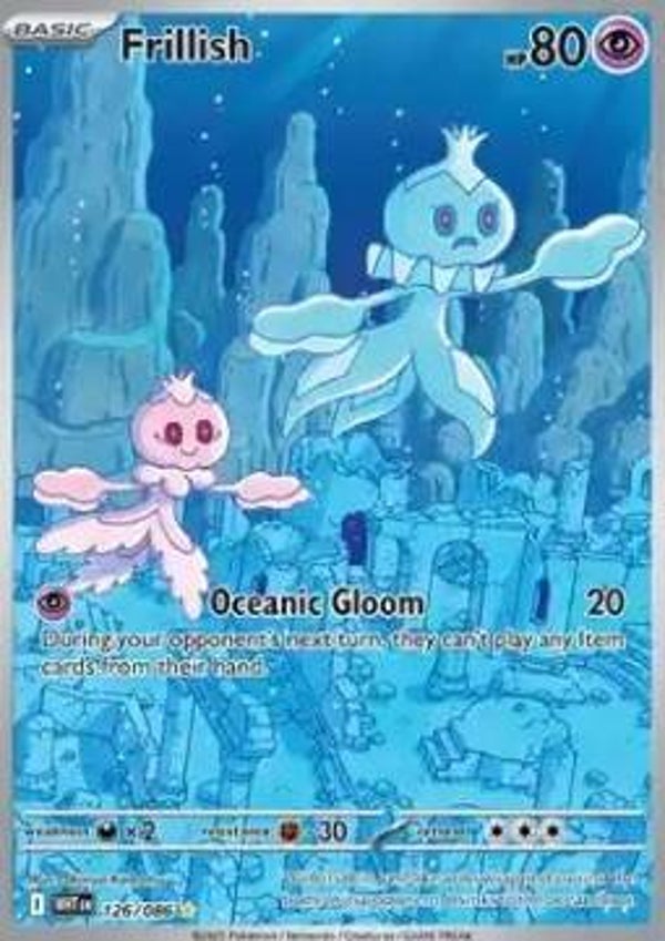 Chase Card - Frillish 126 - White Flare