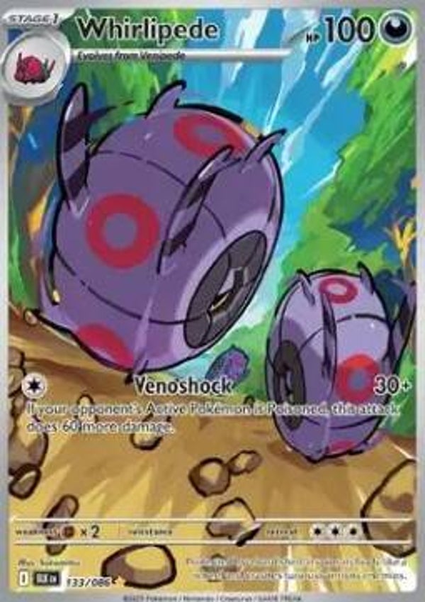 Chase Card - Whirlipede 133 - Black Bolt