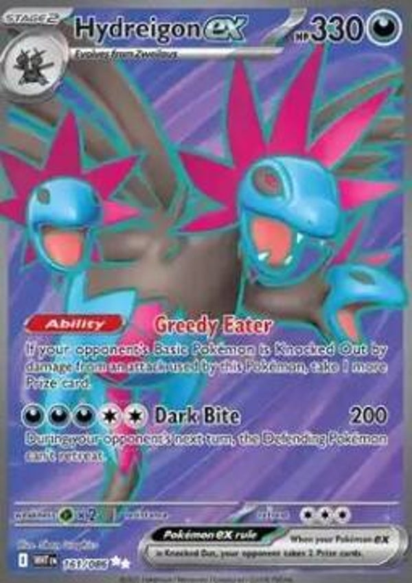 Chase Card - Hydreigon 161 - White Flare