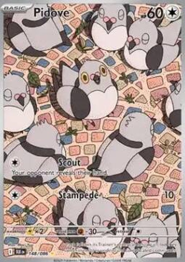 Chase Card - Pidove 148 - Black Bolt