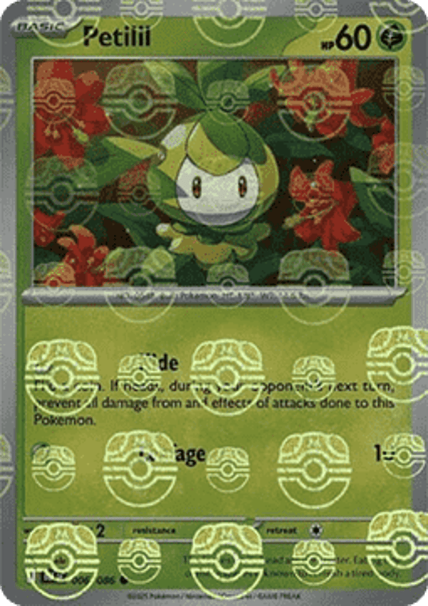 Chase Card - Petilil 006 MASTERBALL - Black Bolt