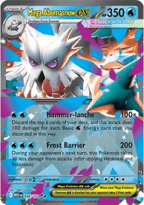 Chase Card - Mega Abomasnow 036 - Mega Evolution