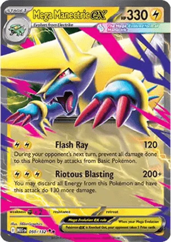Chase Card - Manectric 050 - Mega Evolution