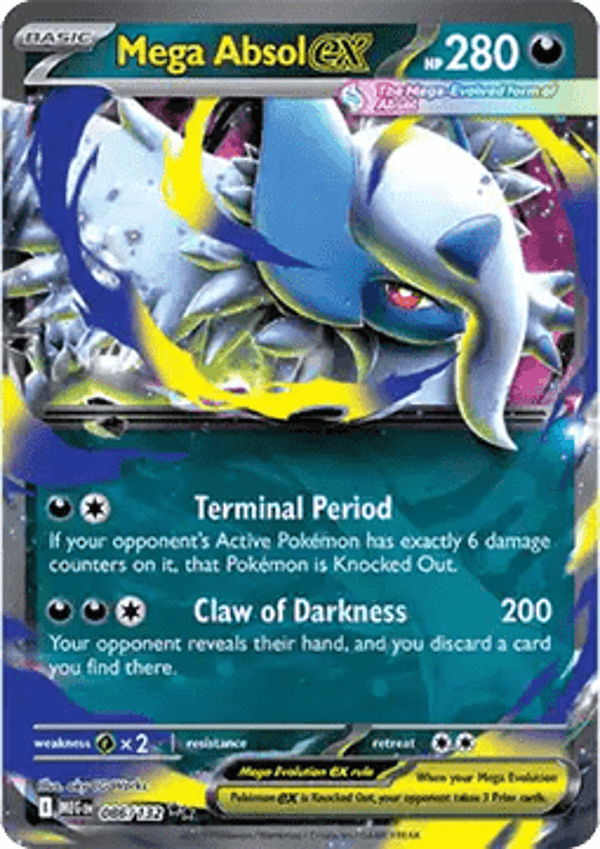 Chase Card - Mega Absol 086 - Mega Evolution