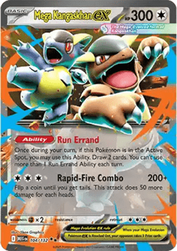 Chase Card - Kangaskhan 104 - Mega Evolution