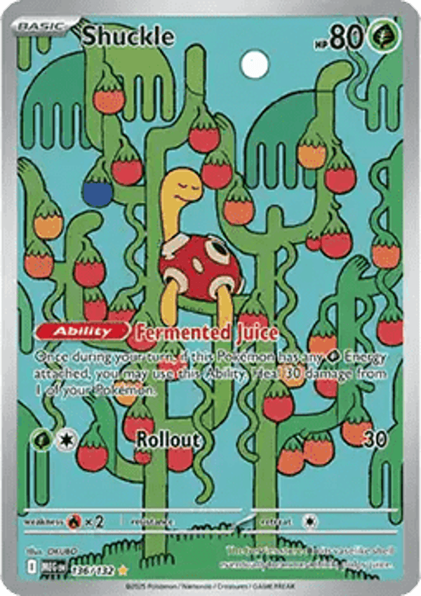 Chase Card - Shuckle 136 - Mega Evolution