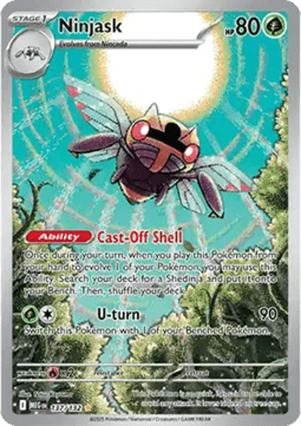 Chase Card - Ninjask 137 - Mega Evolution