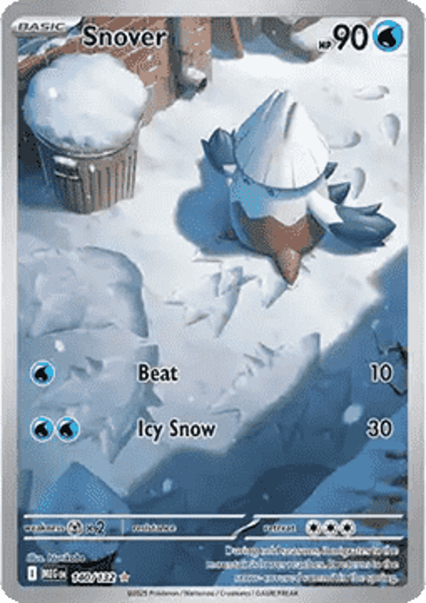 Chase Card - Snover 140 - Mega Evolution