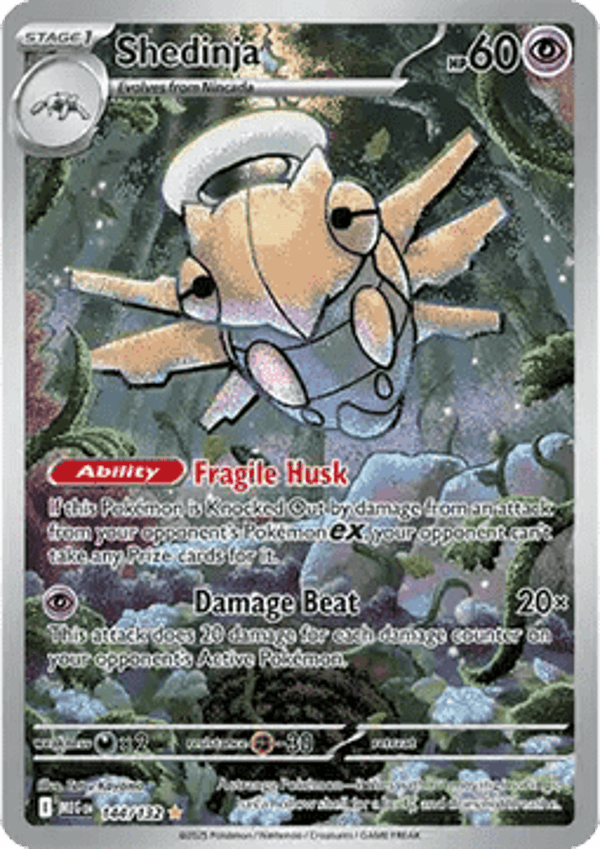 Chase Card - Shedinja 144 - Mega Evolution