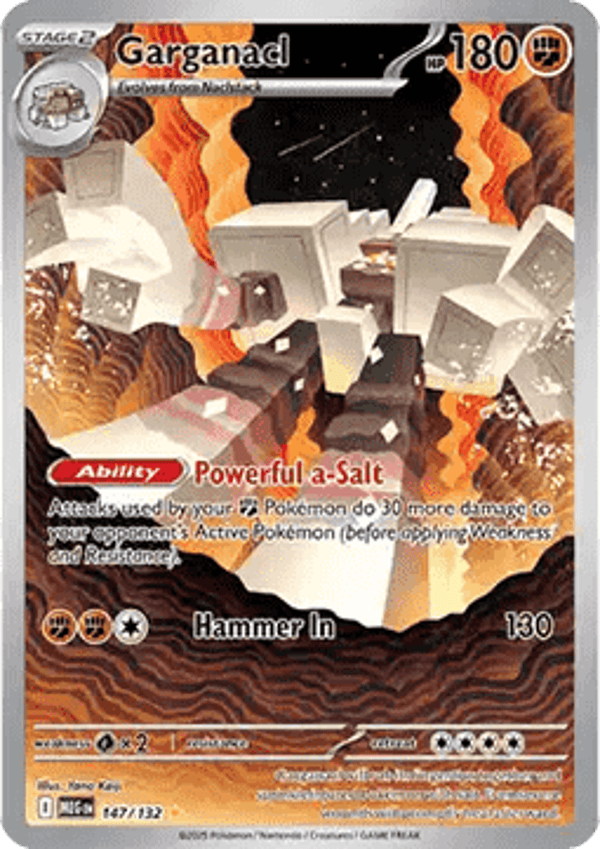 Chase Card - Garganacl 147 - Mega Evolution