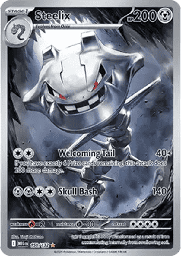Chase Card - Steelix 150 - Mega Evolution