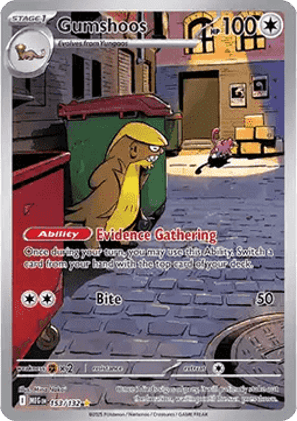 Chase Card - Gumshoos 153 - Mega Evolution