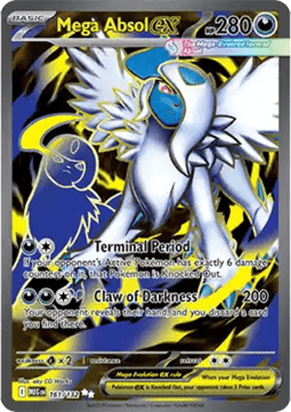 Chase Card - Mega Absol 161 - Mega Evolution
