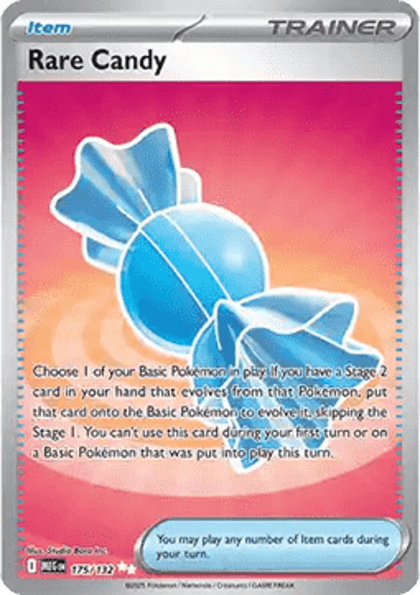 Chase Card - Rare Candy 175 - Mega Evolution