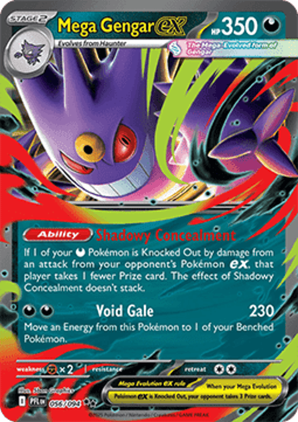 Chase Card - Gengar 056 - Phanasmal Flames