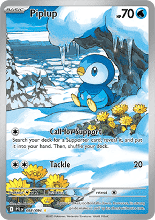 Chase Card - Piplup 098 - Phantasmal Flames