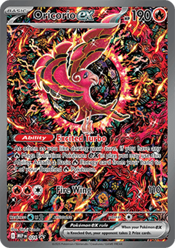 Chase Card - Oricorio 024 - Promo Sleeved
