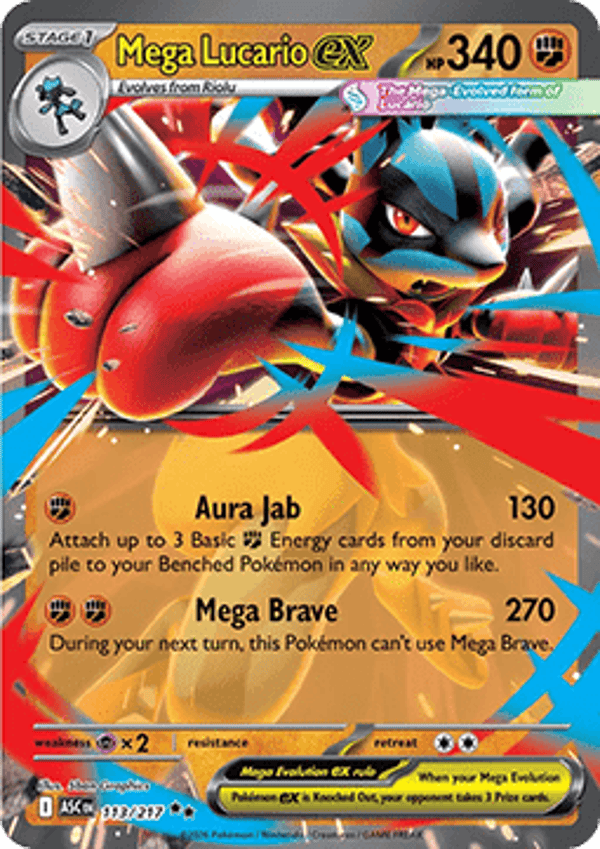 Chase Card - Lucario 113 - Ascended Heroes