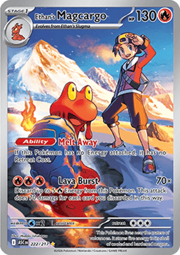 Chase Card - Magcargo 222 - Ascended Heroes