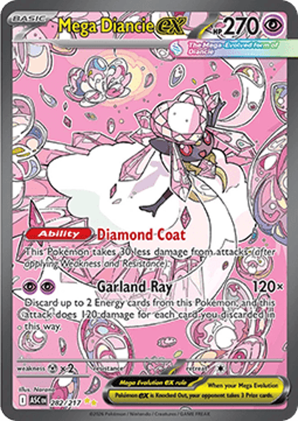 Chase Card - Mega Diancie 282 - Ascended Heroes