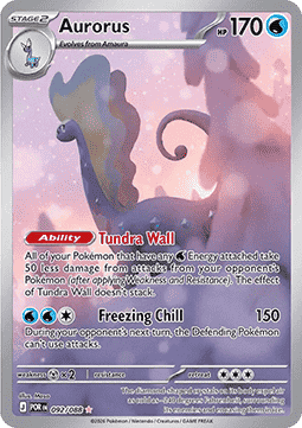 Chase Card - Aurorus 092 - Perfect Order