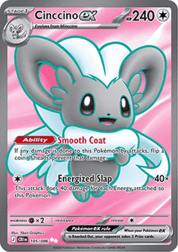 Chase Card - Cinccino 105 - Chaos Rising
