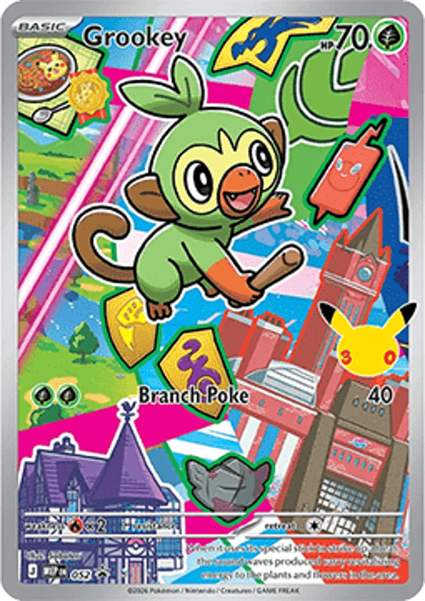 Chase Card - Grookey 52 - Promo