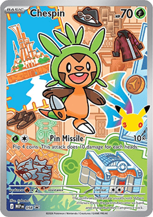 Chase Card - Chespin 58 - Promo