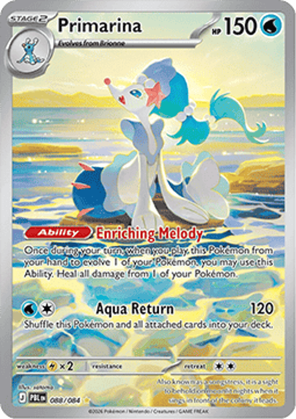 Chase Card - Primarina 088 - Pitch Black