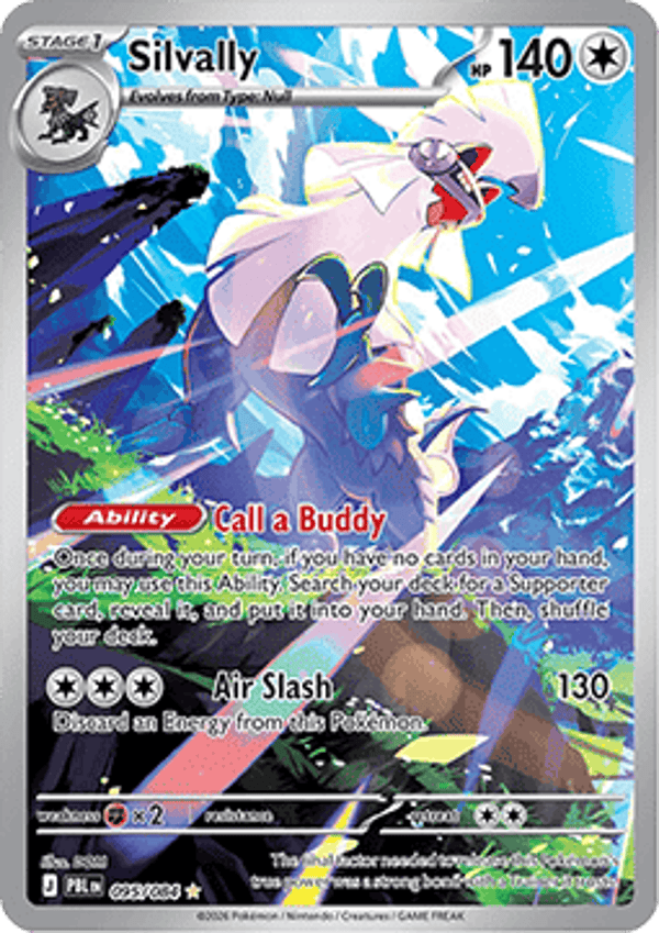 Chase Card - Silvally 95 - Pitch Black