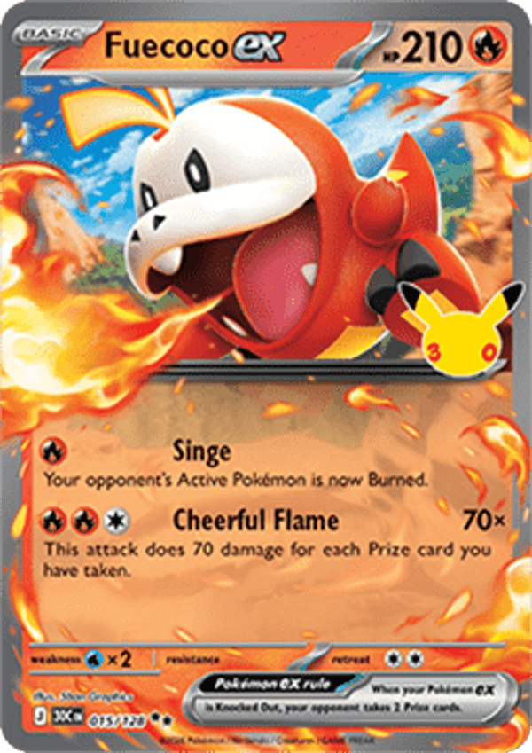 Chase Card - Fuecoco - 30th Celebration