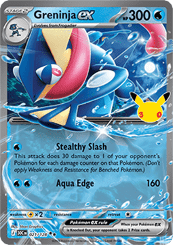 Chase Card - Greninja 21 - 30th Celebration