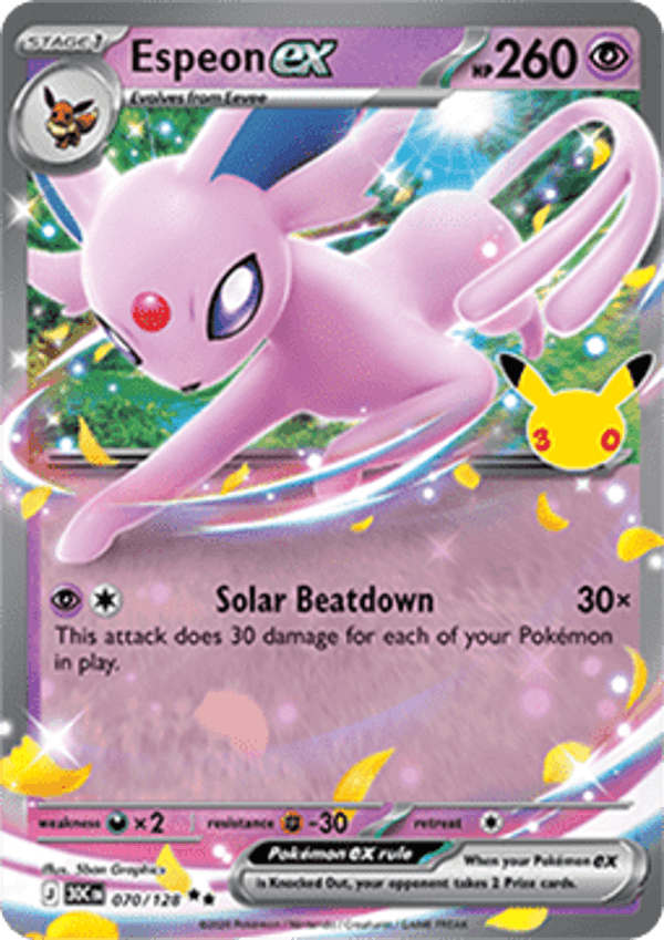 Chase Card - Espeon 70 - 30th Celebration