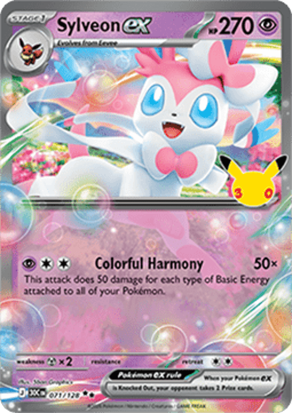 Chase Card - Sylveon 71 - 30th Celebration