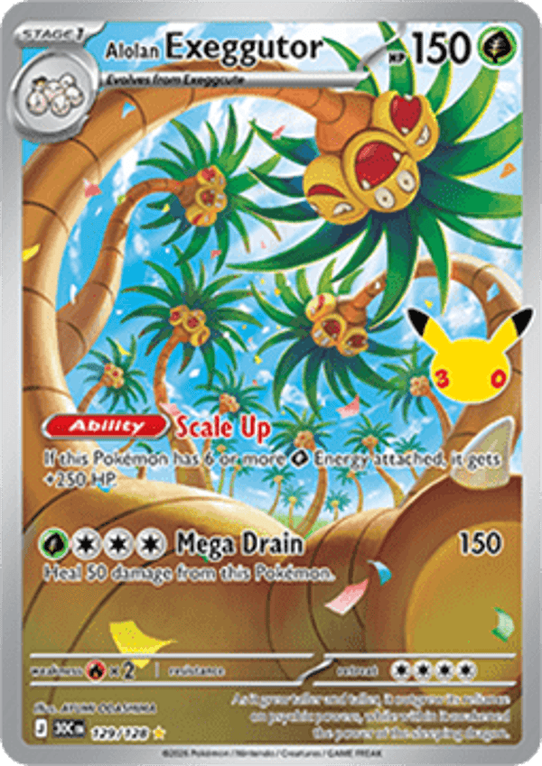 Chase Card - Exeggcutor - 30th Celebration