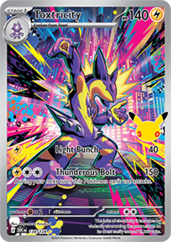 Chase Card - Toxtricity 134 - 30th Celebration
