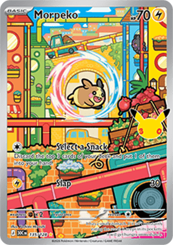 Chase Card - Morpeko 135 - 30th Celebration