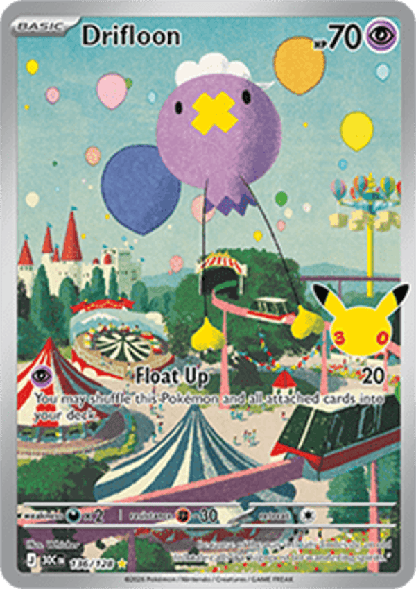 Chase Card - Drifloon 136 - 30th Celebration